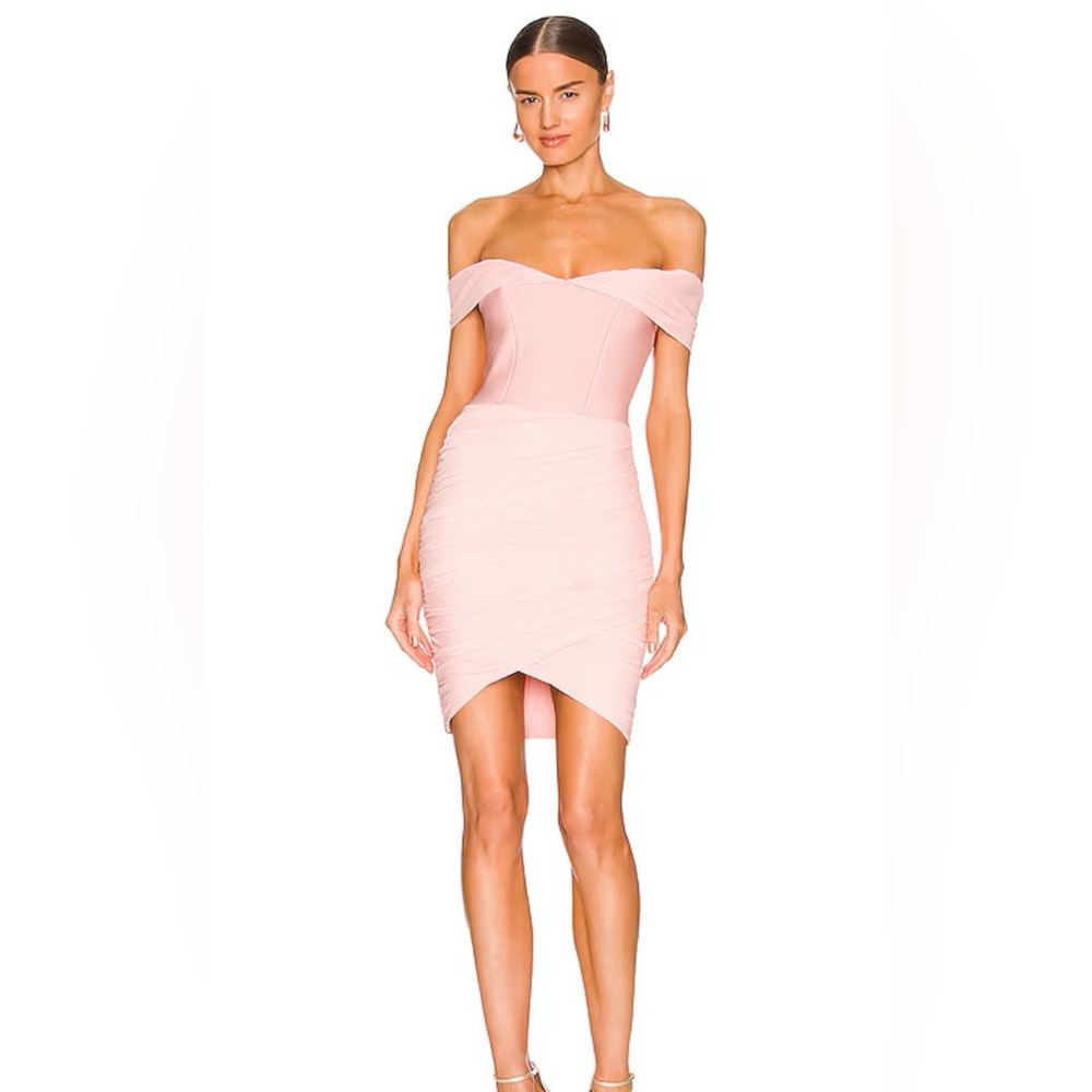 Praise Mini Dress in Blush
